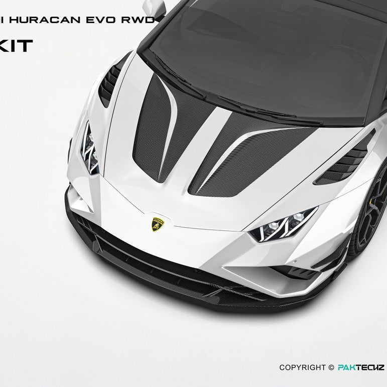 Lamborghini Huracan EVO Huracan EVO Paktechz Full Dry Carbon Aerodynamics kit Aftermarket Carbon Fiber Part / Bodykit - Robot Bodykits
