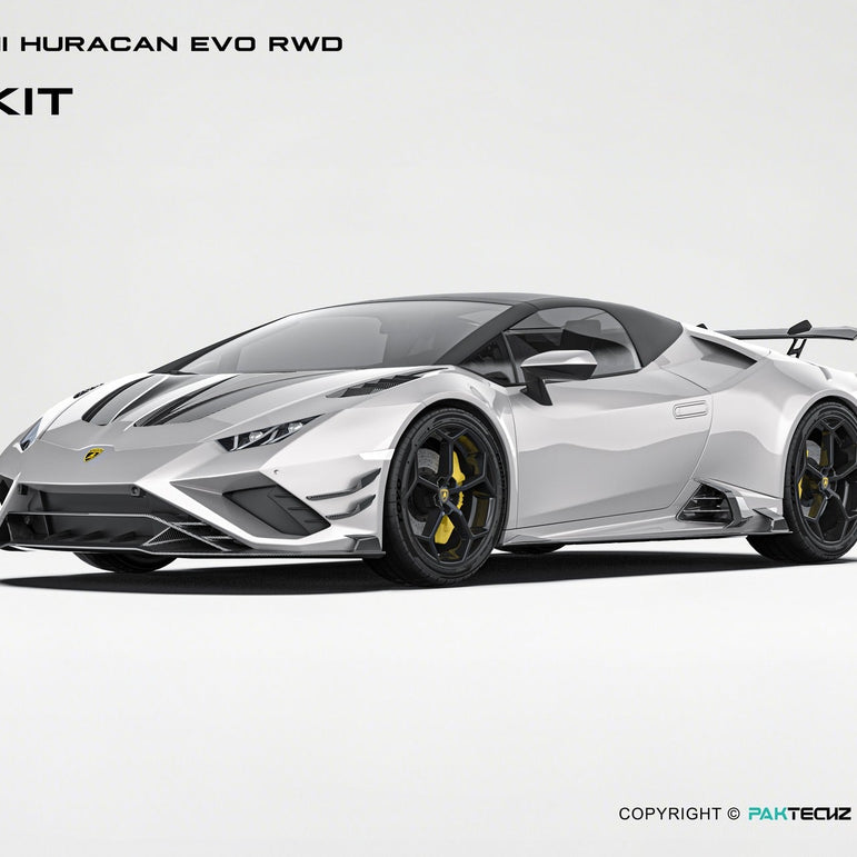 Lamborghini Huracan EVO Huracan EVO Paktechz Full Dry Carbon Aerodynamics kit Aftermarket Carbon Fiber Part / Bodykit - Robot Bodykits