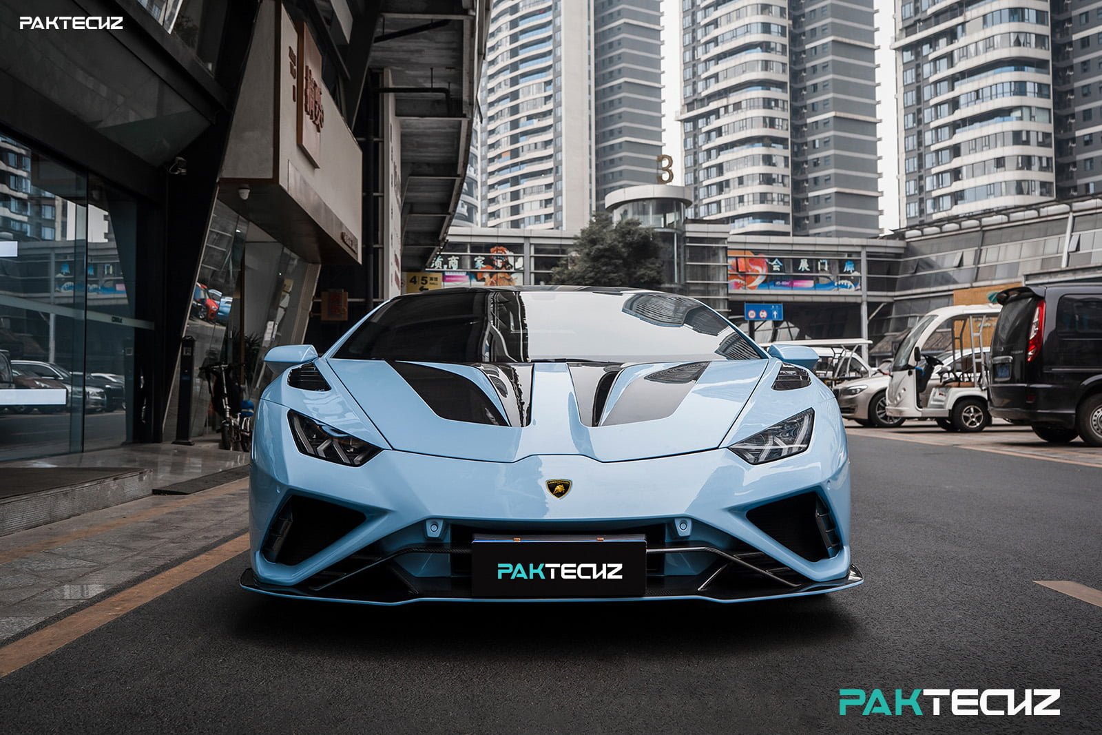 Lamborghini Huracan EVO Huracan EVO Paktechz Full Dry Carbon Aerodynamics kit Aftermarket Carbon Fiber Part / Bodykit - Robot Bodykits
