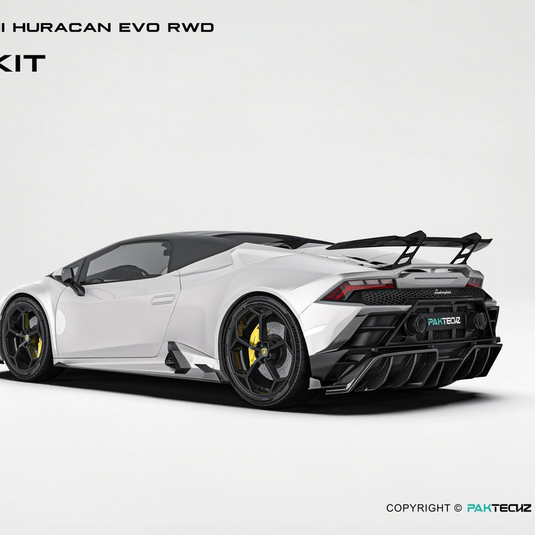 Lamborghini Huracan EVO Huracan EVO Paktechz Full Dry Carbon Aerodynamics kit Aftermarket Carbon Fiber Part / Bodykit - Robot Bodykits