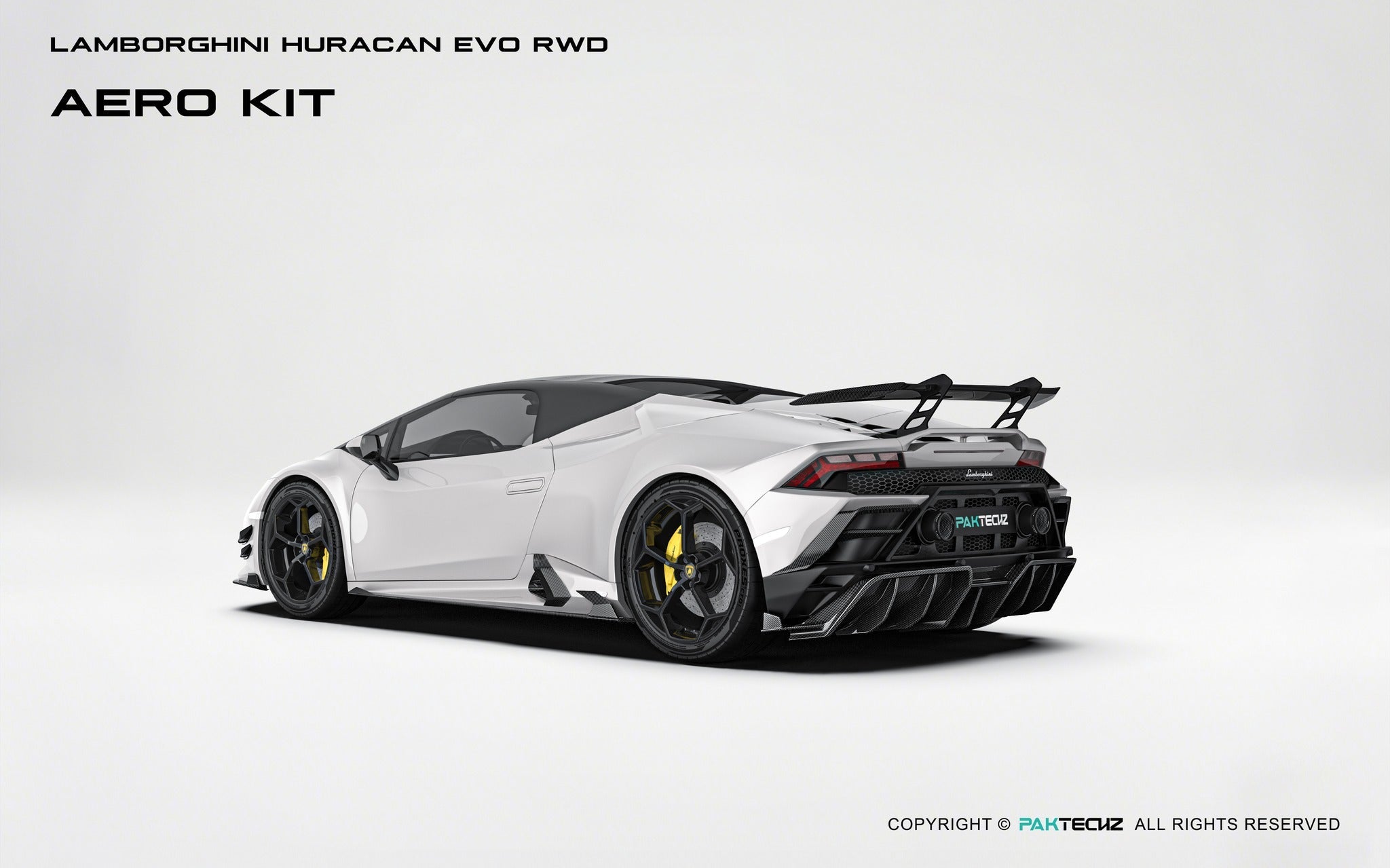 Lamborghini Huracan EVO Huracan EVO Paktechz Full Dry Carbon Aerodynamics kit Aftermarket Carbon Fiber Part / Bodykit - Robot Bodykits
