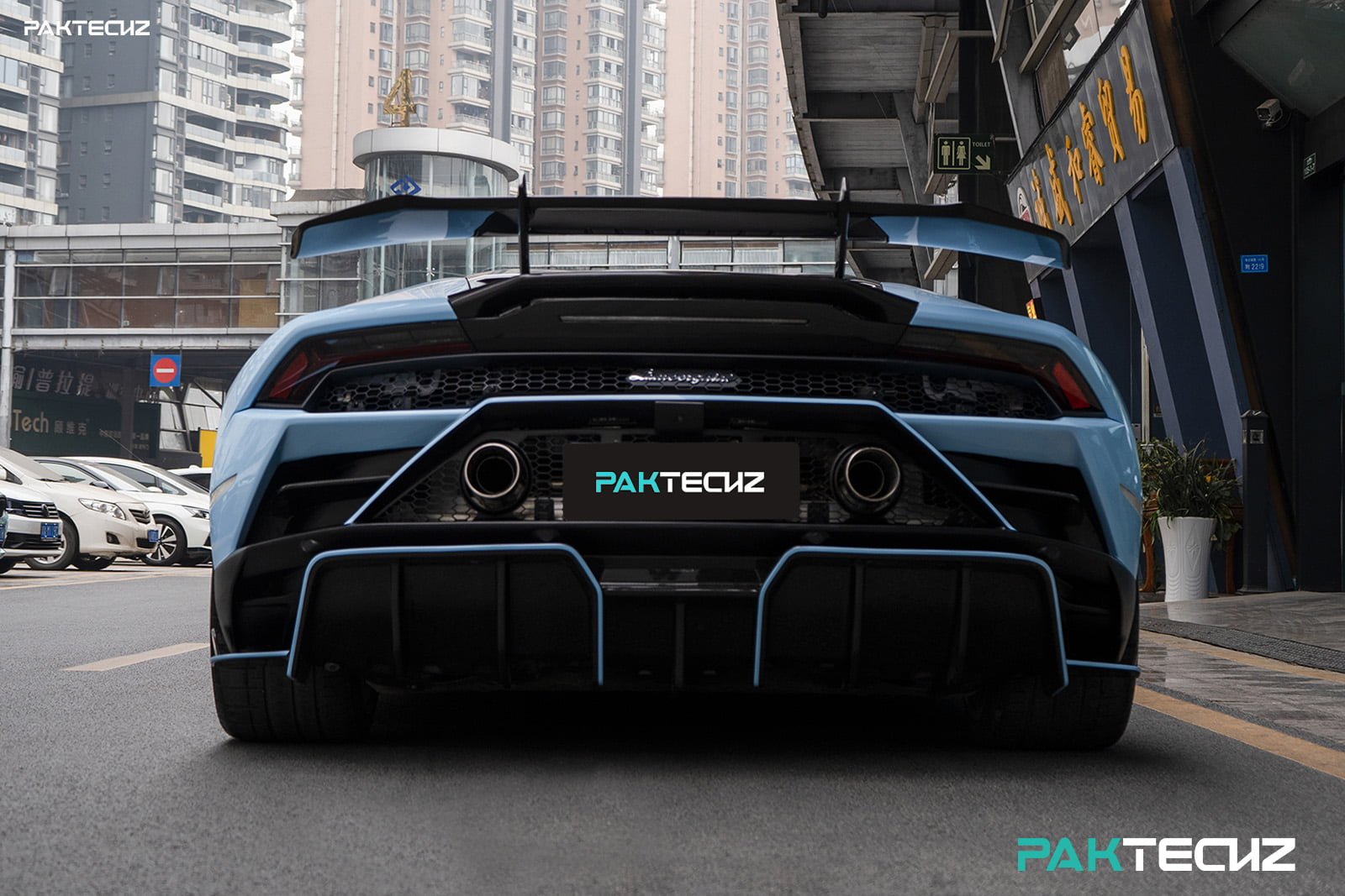 Lamborghini Huracan EVO Huracan EVO Paktechz Full Dry Carbon Aerodynamics kit Aftermarket Carbon Fiber Part / Bodykit - Robot Bodykits