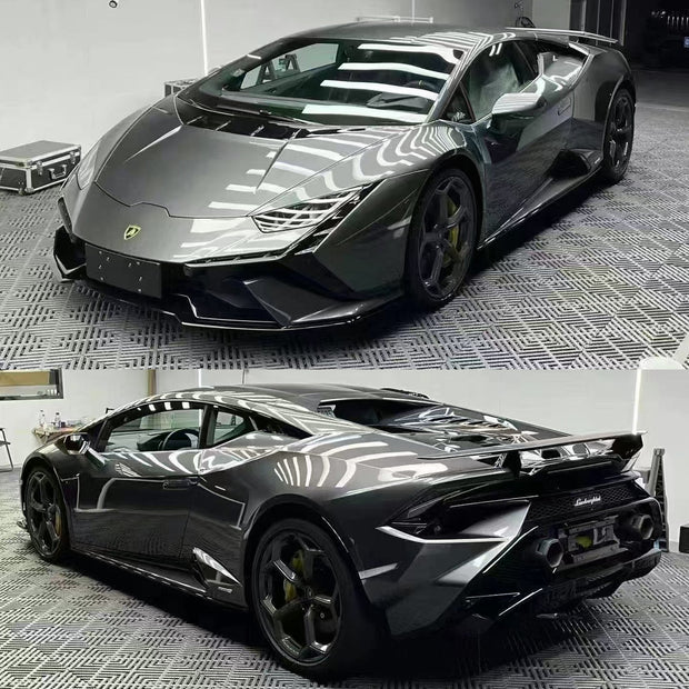Lamborghini Huracan LP580 / LP610 / EVO → Tecnica Conversion Body Kit (PP Material) Aftermarket Carbon Fiber Part / Bodykit - Robot Bodykits