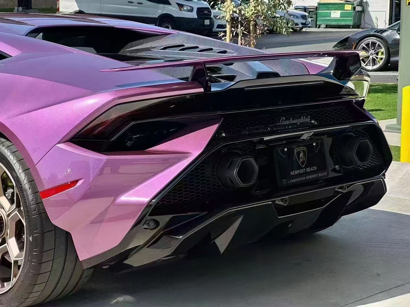 Lamborghini Huracan LP580 / LP610 / EVO → Tecnica Conversion Body Kit (PP Material) Aftermarket Carbon Fiber Part / Bodykit - Robot Bodykits