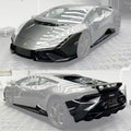 Lamborghini Huracan LP580 / LP610 / EVO → Tecnica Conversion Body Kit (PP Material) Aftermarket Carbon Fiber Part / Bodykit - Robot Bodykits