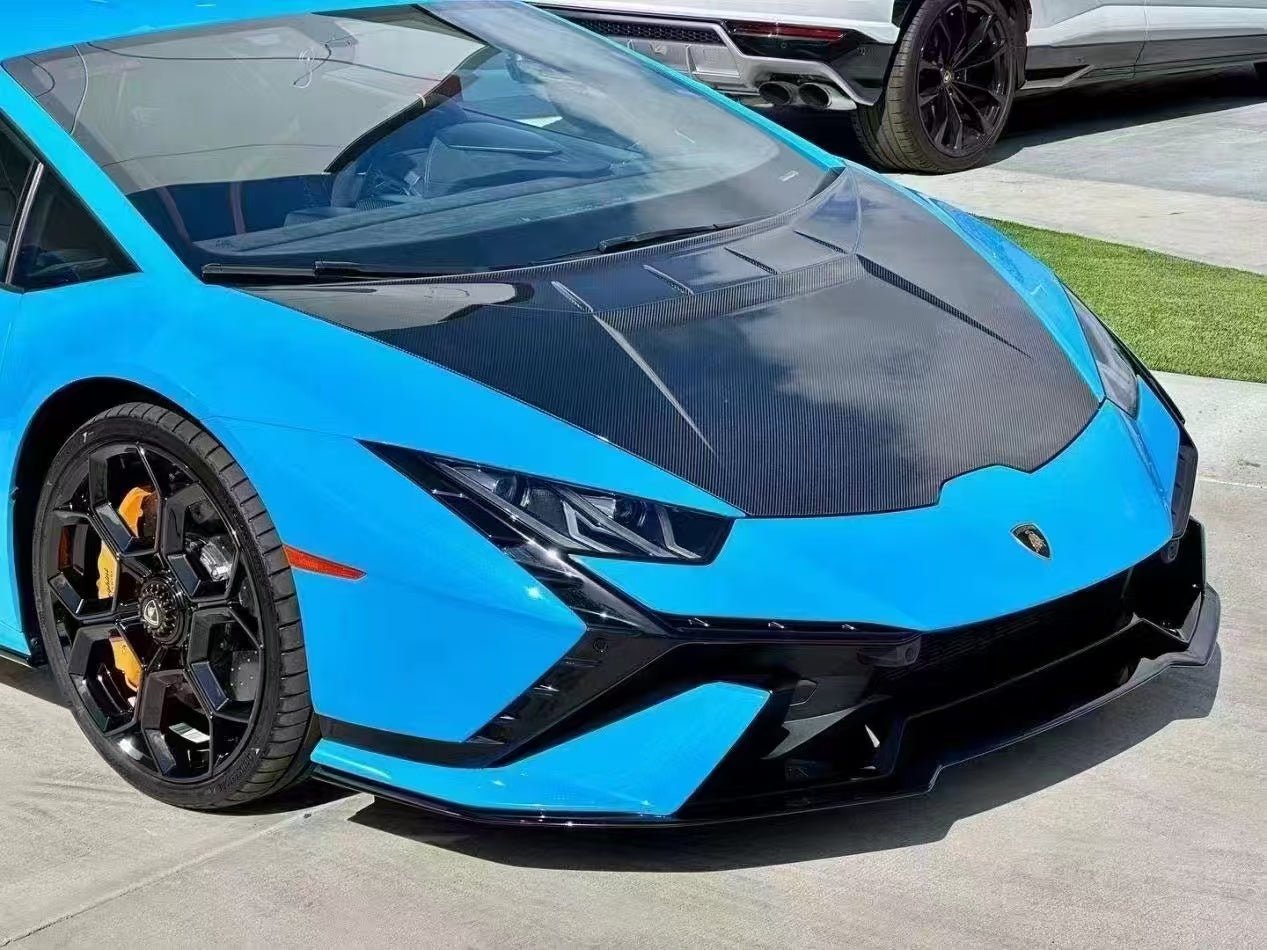 Lamborghini Huracan LP580 / LP610 / EVO → Tecnica Conversion Body Kit (PP Material) Aftermarket Carbon Fiber Part / Bodykit - Robot Bodykits