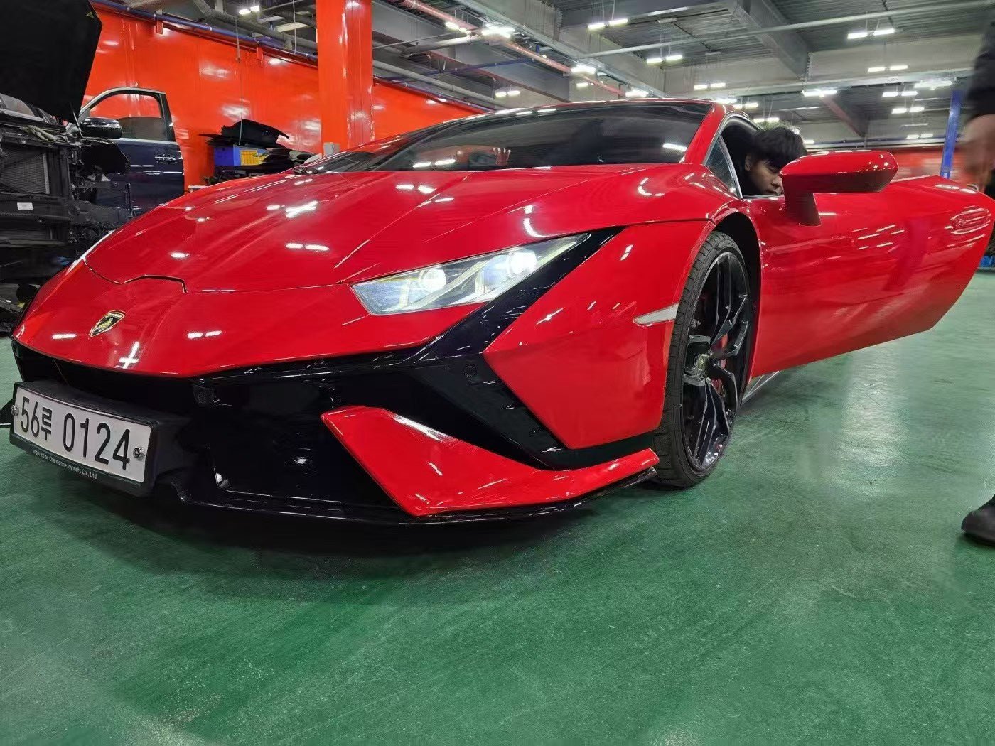 Lamborghini Huracan LP580 / LP610 / EVO → Tecnica Conversion Body Kit (PP Material) Aftermarket Carbon Fiber Part / Bodykit - Robot Bodykits