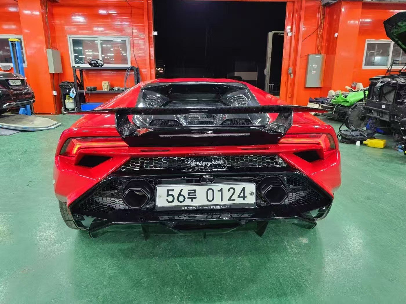 Lamborghini Huracan LP580 / LP610 / EVO → Tecnica Conversion Body Kit (PP Material) Aftermarket Carbon Fiber Part / Bodykit - Robot Bodykits