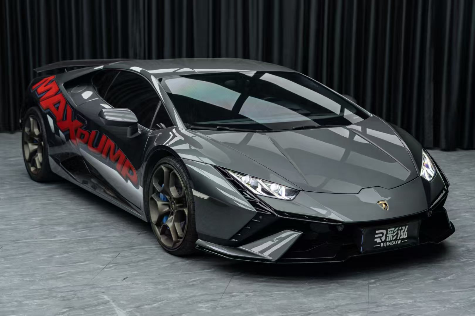 Lamborghini Huracan LP580 / LP610 / EVO → Tecnica Conversion Body Kit (PP Material) Aftermarket Carbon Fiber Part / Bodykit - Robot Bodykits