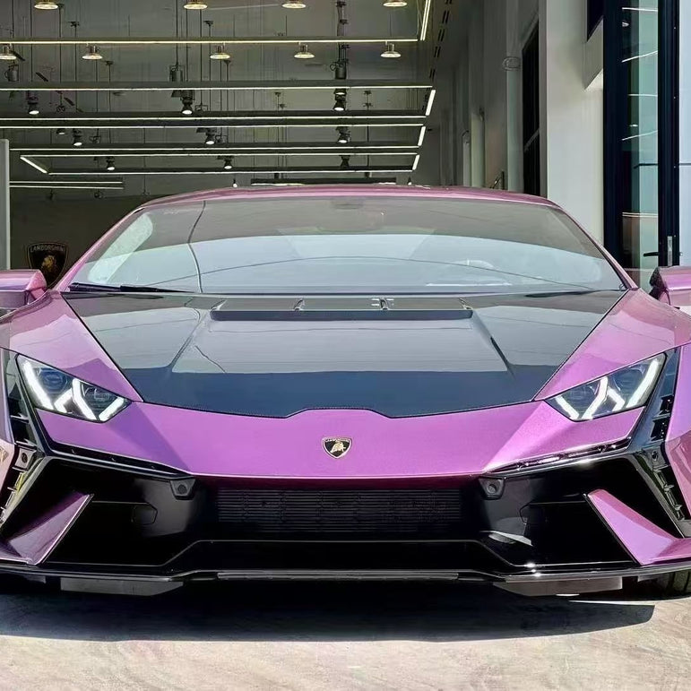 Lamborghini Huracan LP580 / LP610 / EVO → Tecnica Conversion Body Kit (PP Material) Aftermarket Carbon Fiber Part / Bodykit - Robot Bodykits
