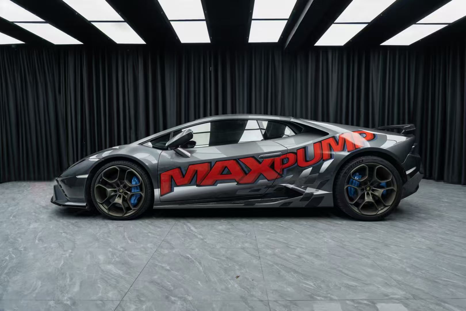 Lamborghini Huracan LP580 / LP610 / EVO → Tecnica Conversion Body Kit (PP Material) Aftermarket Carbon Fiber Part / Bodykit - Robot Bodykits