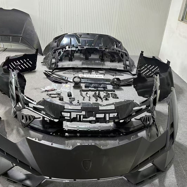 Lamborghini Huracan LP580 / LP610 / EVO → Tecnica Conversion Body Kit (PP Material) Aftermarket Carbon Fiber Part / Bodykit - Robot Bodykits