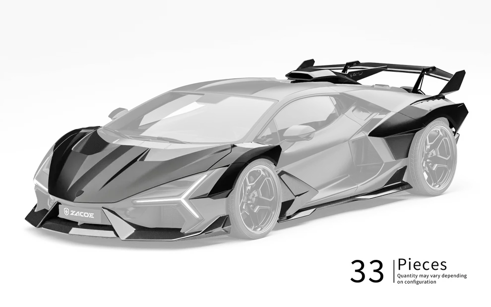 ZACOE Lamborghini Revuelto Carbon Fibre Widebody Kit (32pcs/Set)