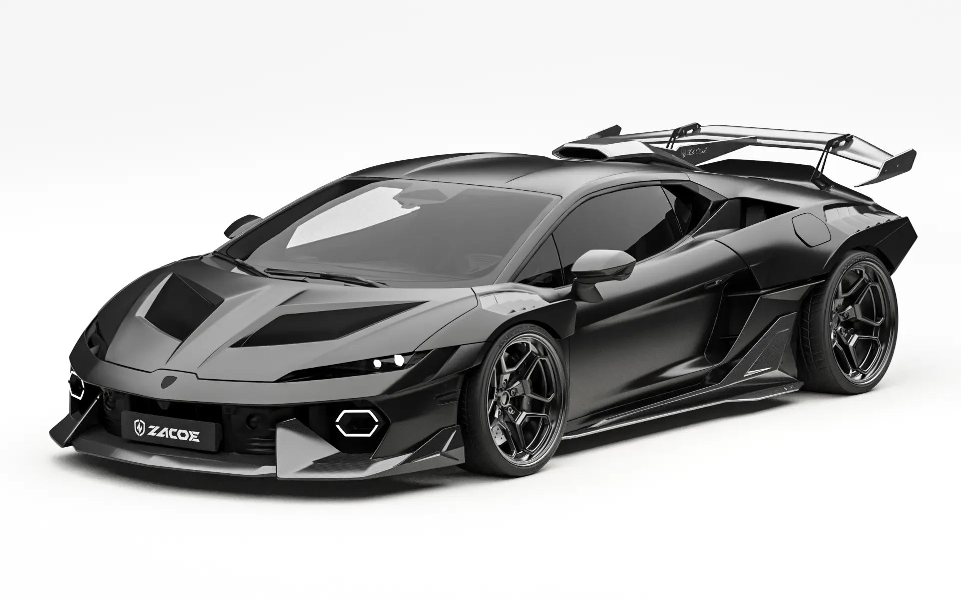 ZACOE Lamborghini Temerario 2025+ Carbon Fibre Wide Body Kit (30pcs/Set)