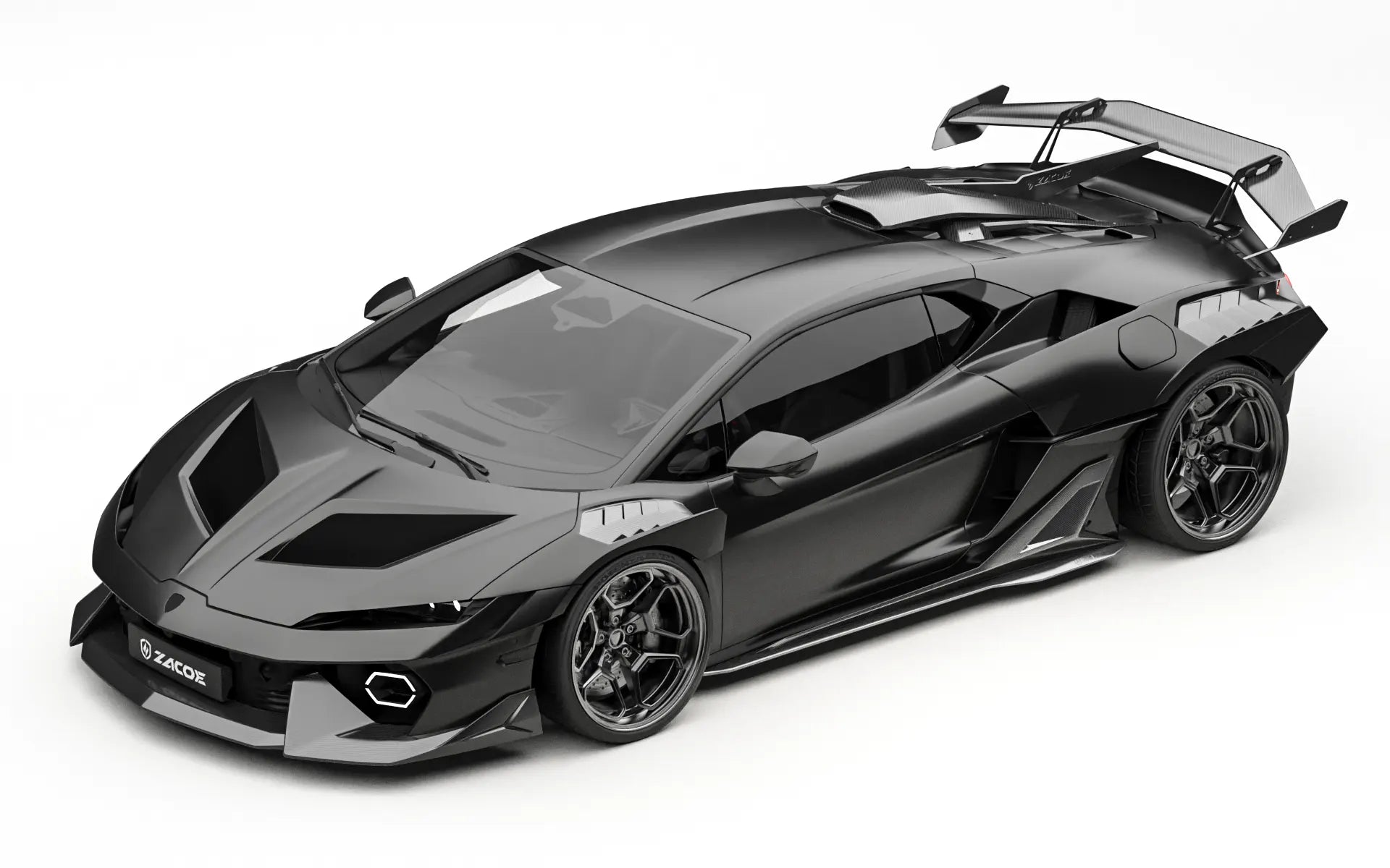 ZACOE Lamborghini Temerario 2025+ Carbon Fibre Wide Body Kit (30pcs/Set)
