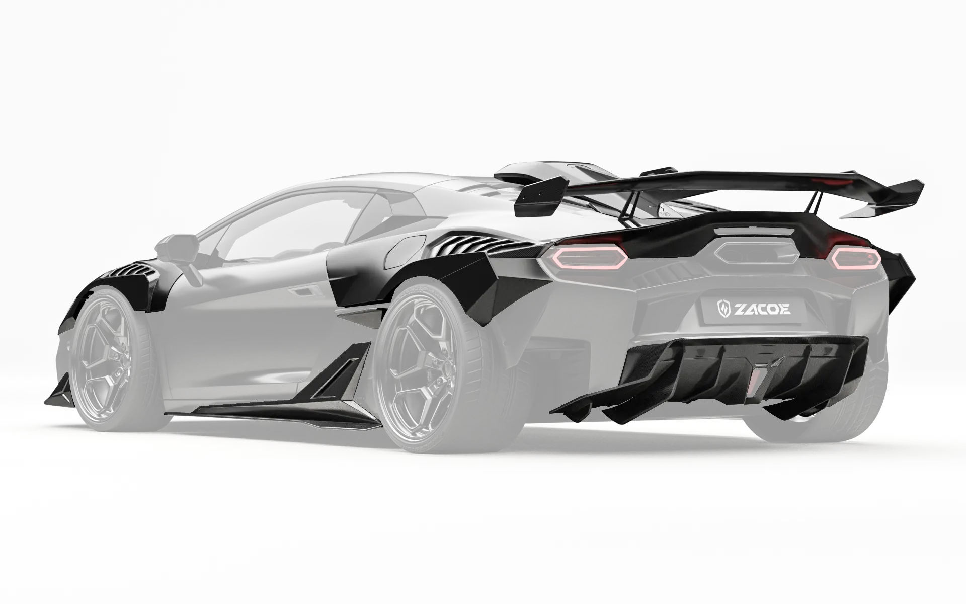 ZACOE Lamborghini Temerario 2025+ Carbon Fibre Wide Body Kit (30pcs/Set)