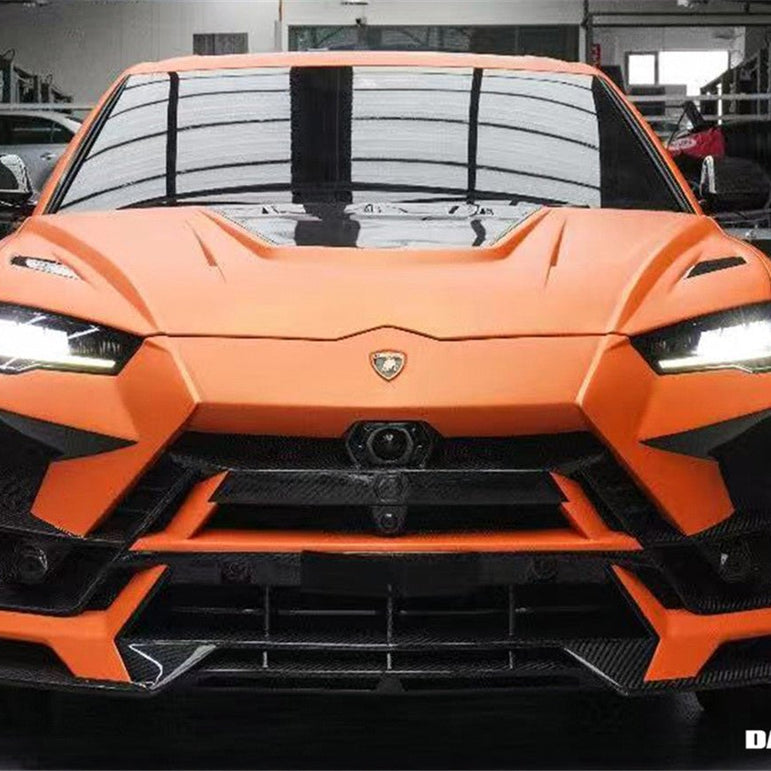 Lamborghini Urus (2018–2022) — DarwinPRO BKSS Part Carbon Fibre Front Bumper & Bonnet Aftermarket Carbon Fiber Part / Bodykit - Robot Bodykits