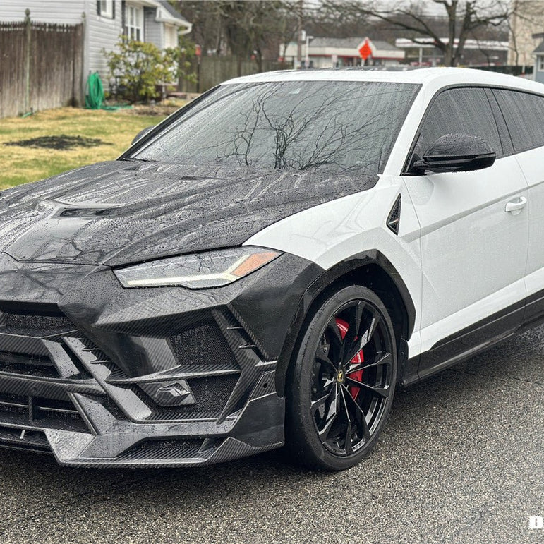 Lamborghini Urus (2018–2022) — DarwinPRO BKSS Part Carbon Fibre Front Bumper & Bonnet Aftermarket Carbon Fiber Part / Bodykit - Robot Bodykits