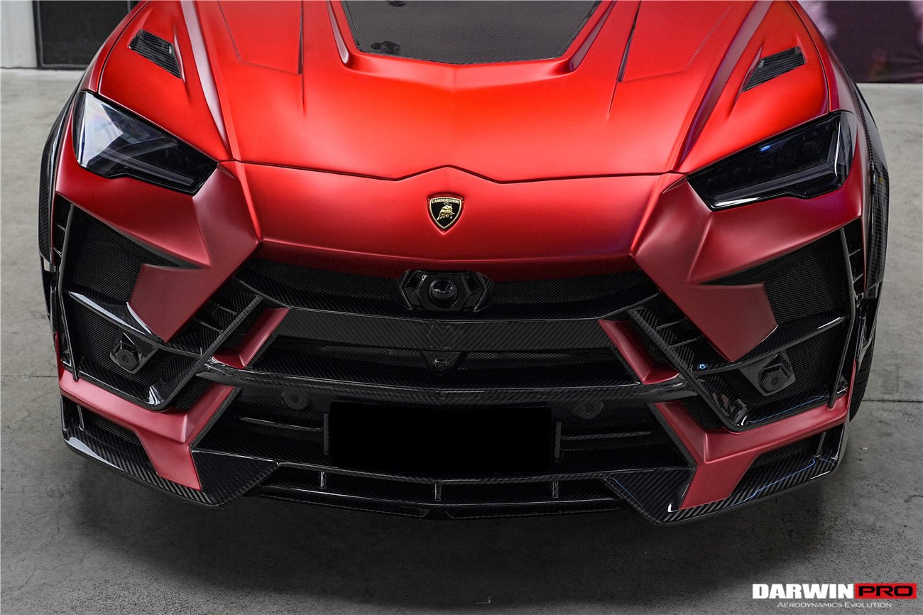 Lamborghini Urus (2018–2022) — DarwinPRO BKSS Part Carbon Fibre Front Bumper & Bonnet Aftermarket Carbon Fiber Part / Bodykit - Robot Bodykits