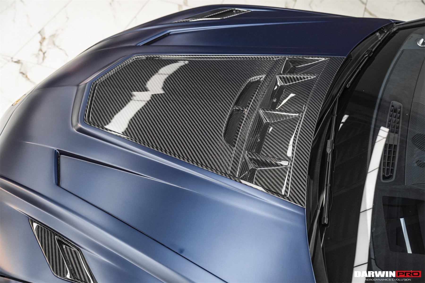 Lamborghini Urus (2018–2022) — DarwinPRO BKSS Part Carbon Fibre Front Bumper & Bonnet Aftermarket Carbon Fiber Part / Bodykit - Robot Bodykits
