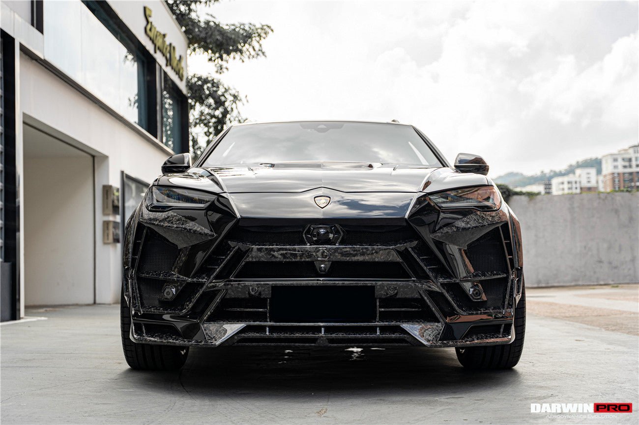 Lamborghini Urus (2018–2022) — DarwinPRO BKSS Part Carbon Fibre Front Bumper & Bonnet Aftermarket Carbon Fiber Part / Bodykit - Robot Bodykits