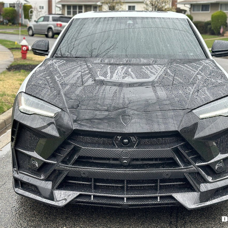 Lamborghini Urus (2018–2022) — DarwinPRO BKSS Part Carbon Fibre Front Bumper & Bonnet Aftermarket Carbon Fiber Part / Bodykit - Robot Bodykits