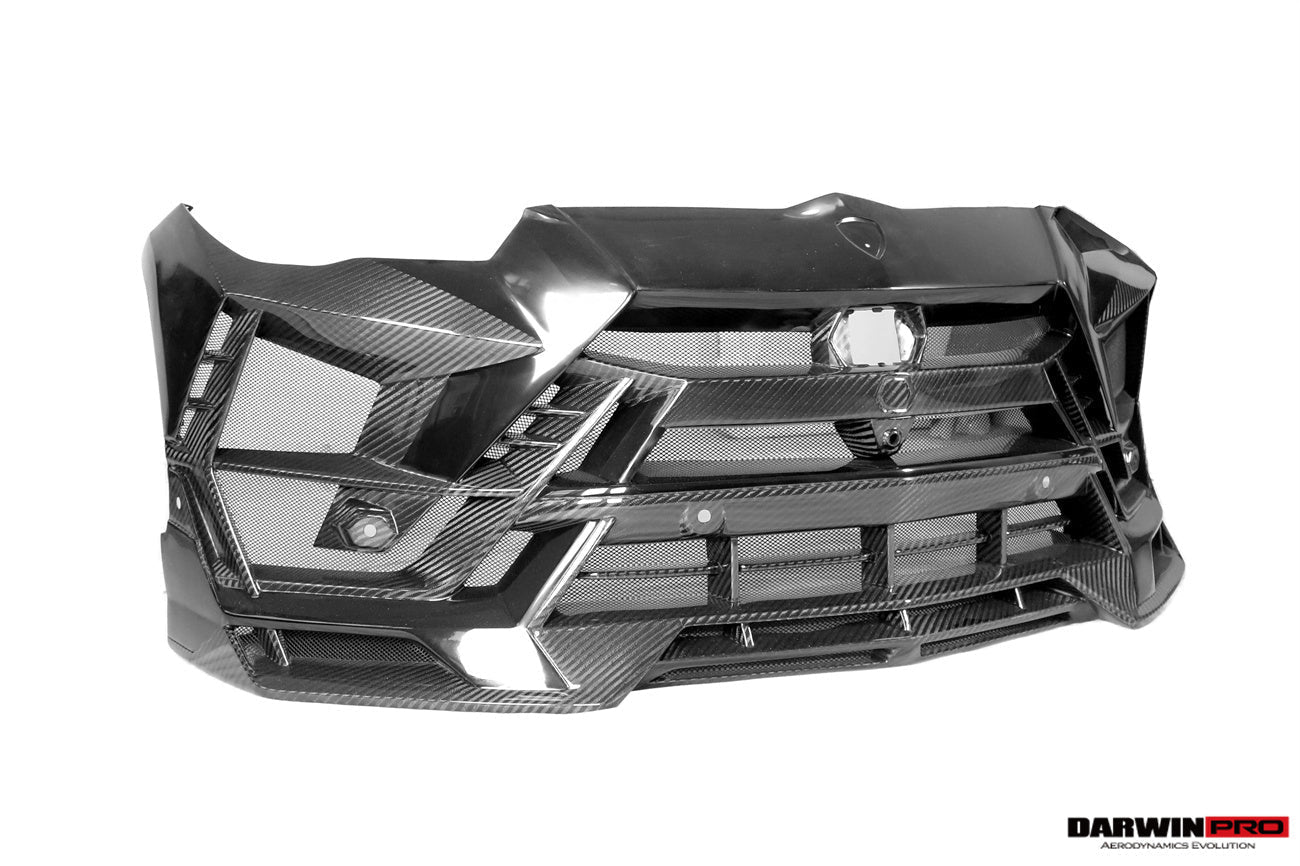 Lamborghini Urus (2018–2022) — DarwinPRO BKSS Part Carbon Fibre Front Bumper & Bonnet Aftermarket Carbon Fiber Part / Bodykit - Robot Bodykits