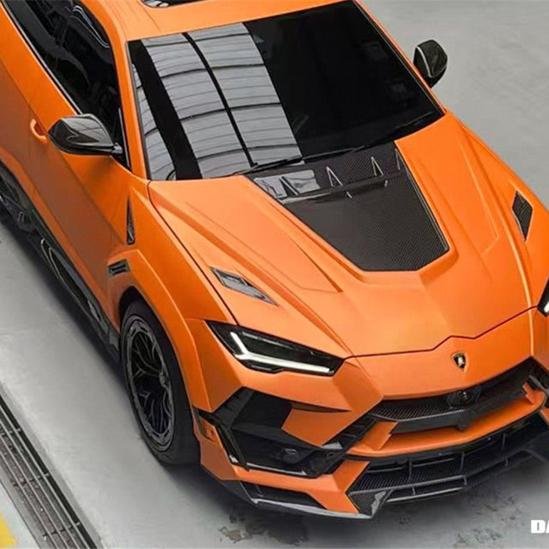 Lamborghini Urus (2018–2022) — DarwinPRO BKSS Part Carbon Fibre Front Bumper & Bonnet Aftermarket Carbon Fiber Part / Bodykit - Robot Bodykits