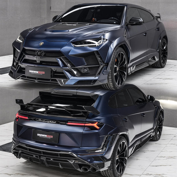 Lamborghini Urus (2018–2022) — DarwinPRO BKSS Part Carbon Fibre Widebody Kit Aftermarket Carbon Fiber Part / Bodykit - Robot Bodykits