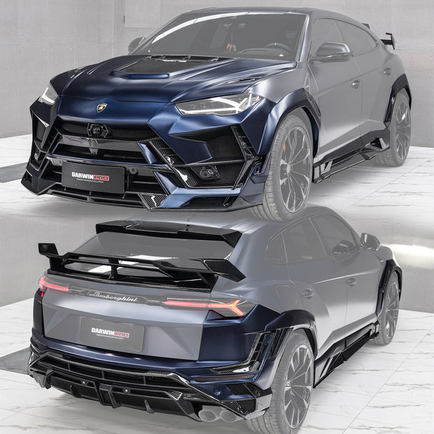 Lamborghini Urus (2018–2022) — DarwinPRO BKSS Part Carbon Fibre Widebody Kit Aftermarket Carbon Fiber Part / Bodykit - Robot Bodykits