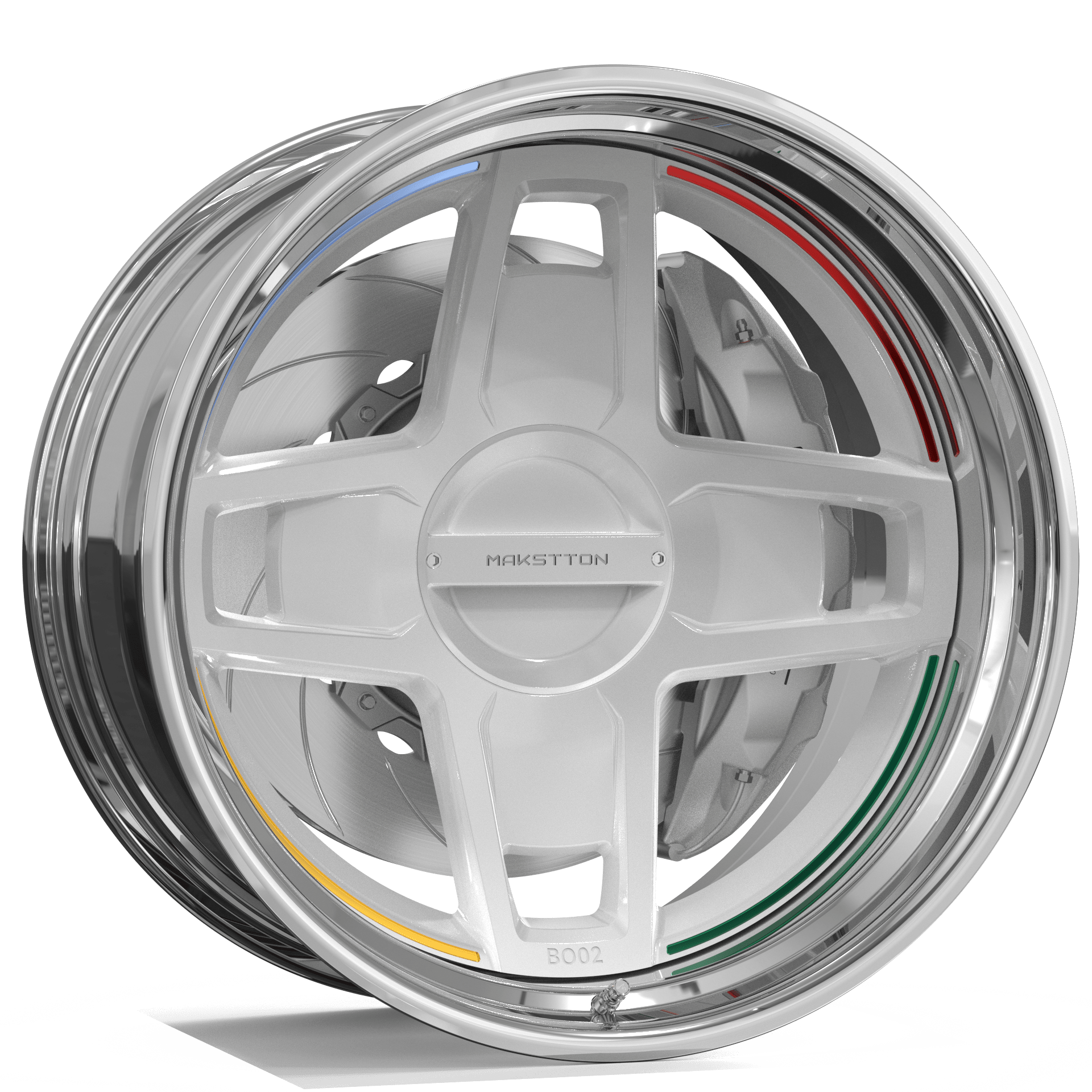 Makstton 2-Piece Forged Wheel FG2P BO02 Aftermarket Carbon Fiber Part / Bodykit - Robot Bodykits