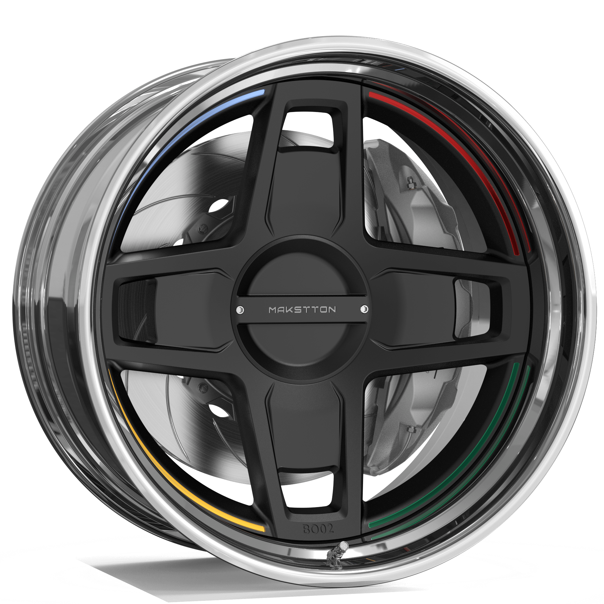 Makstton 2-Piece Forged Wheel FG2P BO02 Aftermarket Carbon Fiber Part / Bodykit - Robot Bodykits