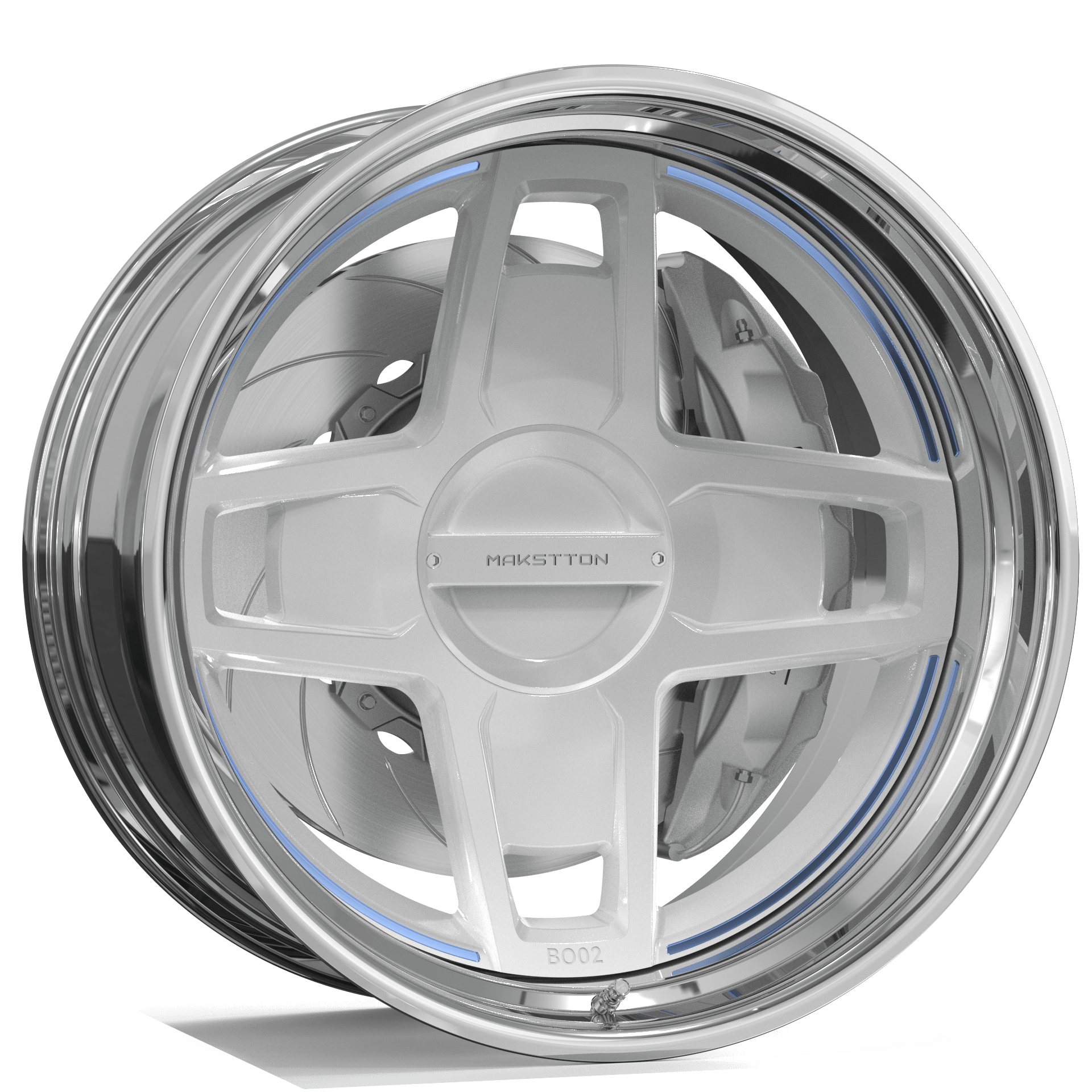 Makstton 2-Piece Forged Wheel FG2P BO02 Aftermarket Carbon Fiber Part / Bodykit - Robot Bodykits