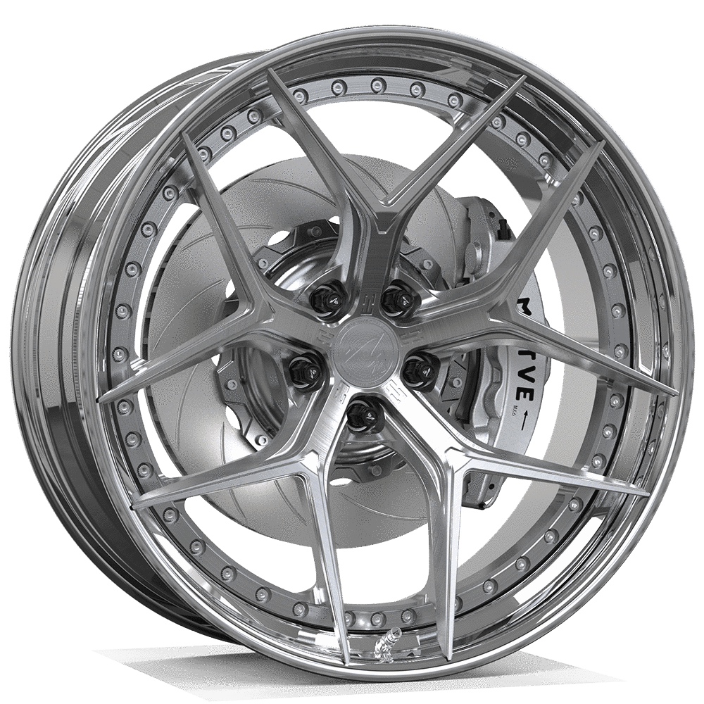 Makstton 2 - Piece Forged Wheel FG2P FK07 Aftermarket Carbon Fiber Part / Bodykit - Robot Bodykits