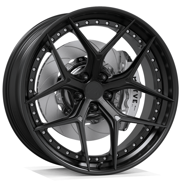 Makstton 2 - Piece Forged Wheel FG2P FK07 Aftermarket Carbon Fiber Part / Bodykit - Robot Bodykits