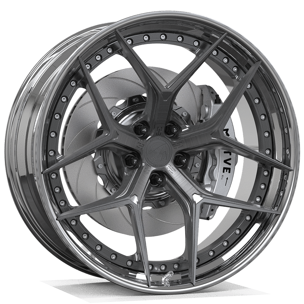 Makstton 2 - Piece Forged Wheel FG2P FK07 Aftermarket Carbon Fiber Part / Bodykit - Robot Bodykits