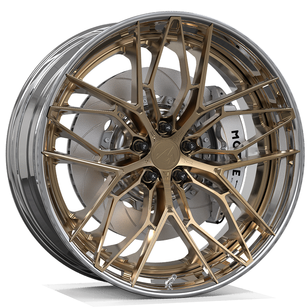 Makstton 2 - Piece Forged Wheel FG2P FK08 Aftermarket Carbon Fiber Part / Bodykit - Robot Bodykits