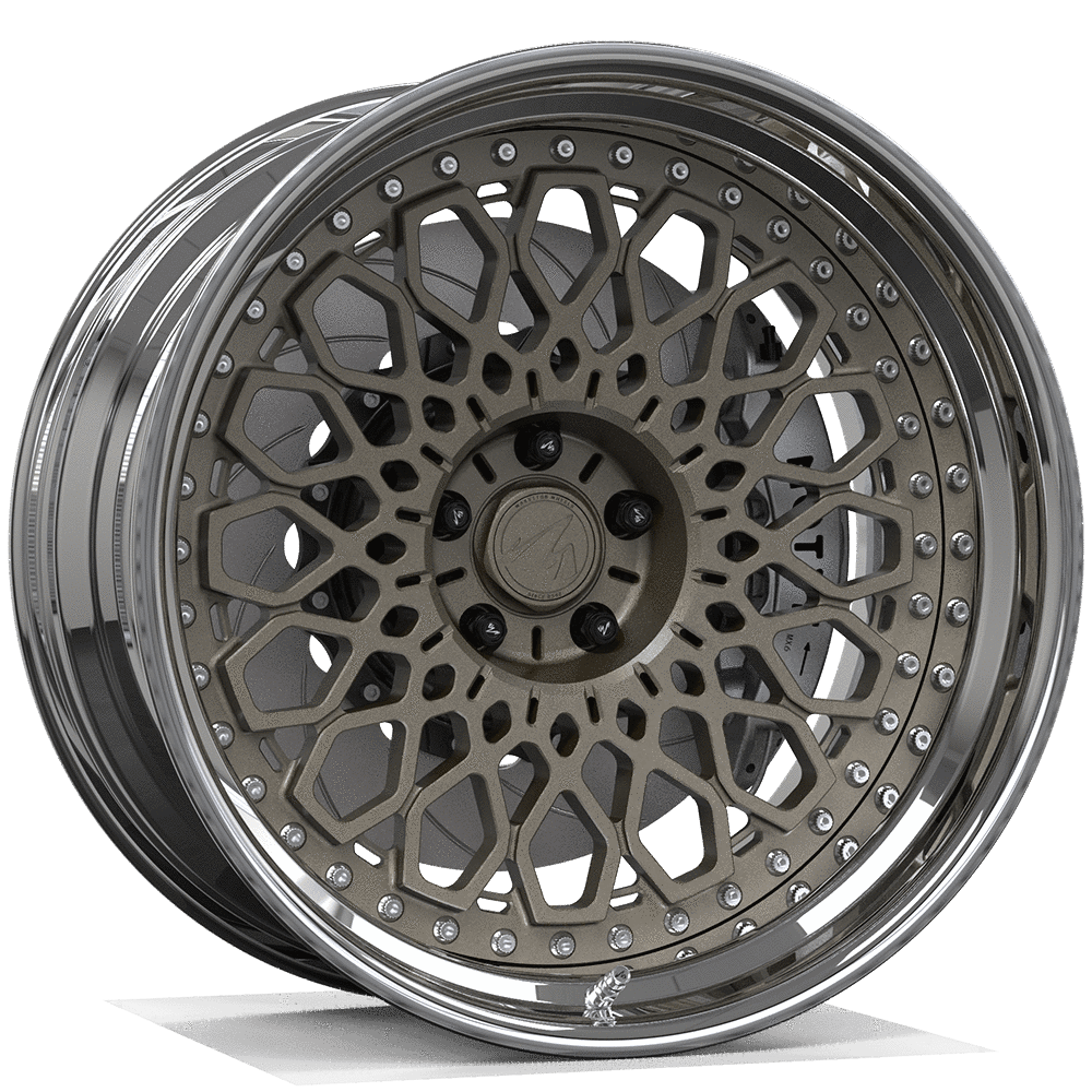 Makstton 2 - Piece Forged Wheel FG2P FLORAL Aftermarket Carbon Fiber Part / Bodykit - Robot Bodykits
