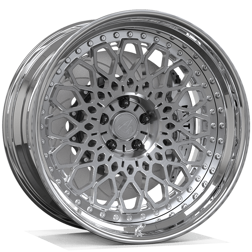 Makstton 2 - Piece Forged Wheel FG2P FLORAL Aftermarket Carbon Fiber Part / Bodykit - Robot Bodykits