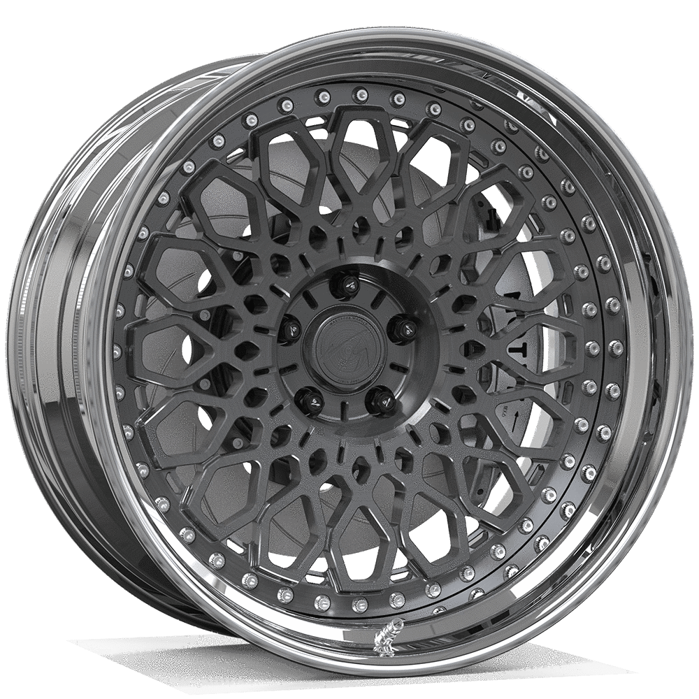 Makstton 2 - Piece Forged Wheel FG2P FLORAL Aftermarket Carbon Fiber Part / Bodykit - Robot Bodykits