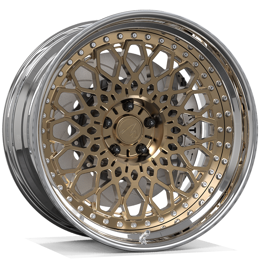 Makstton 2 - Piece Forged Wheel FG2P FLORAL Aftermarket Carbon Fiber Part / Bodykit - Robot Bodykits