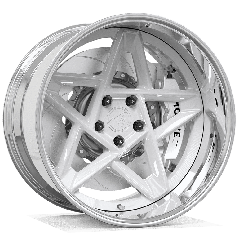 Makstton 2 - Piece Forged Wheel FG2P FSTAR Aftermarket Carbon Fiber Part / Bodykit - Robot Bodykits