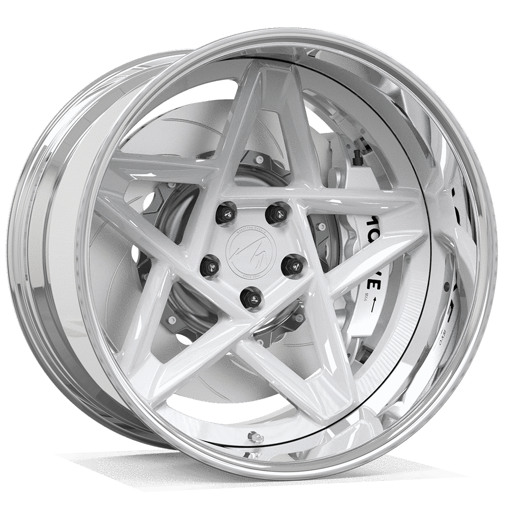 Makstton 2 - Piece Forged Wheel FG2P FSTAR Aftermarket Carbon Fiber Part / Bodykit - Robot Bodykits