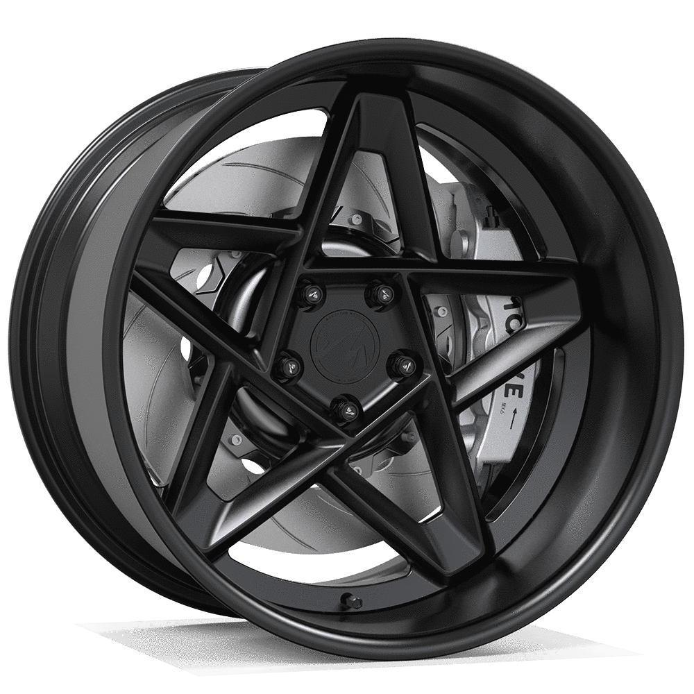 Makstton 2 - Piece Forged Wheel FG2P FSTAR Aftermarket Carbon Fiber Part / Bodykit - Robot Bodykits