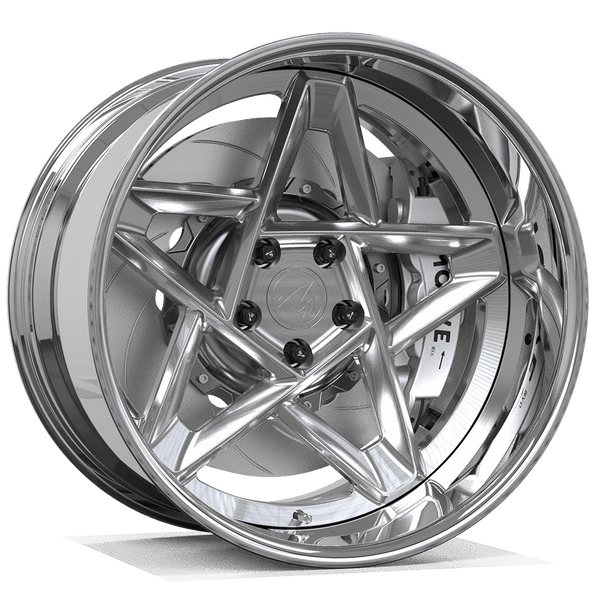 Makstton 2 - Piece Forged Wheel FG2P FSTAR Aftermarket Carbon Fiber Part / Bodykit - Robot Bodykits