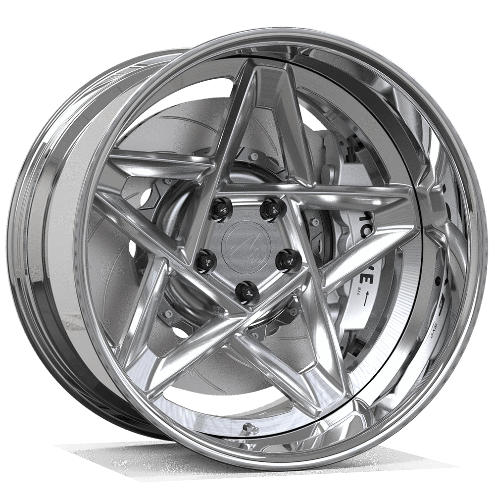 Makstton 2 - Piece Forged Wheel FG2P FSTAR Aftermarket Carbon Fiber Part / Bodykit - Robot Bodykits