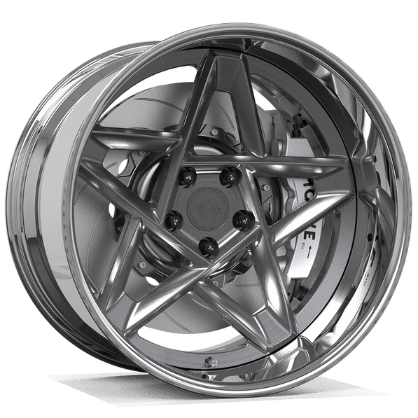 Makstton 2 - Piece Forged Wheel FG2P FSTAR Aftermarket Carbon Fiber Part / Bodykit - Robot Bodykits