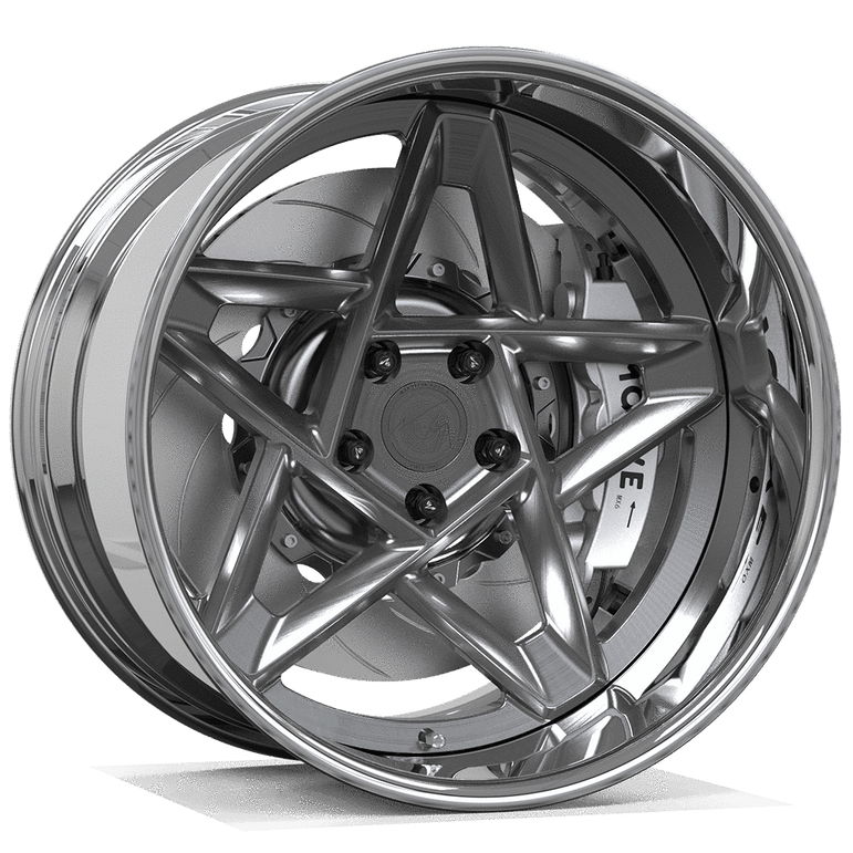 Makstton 2 - Piece Forged Wheel FG2P FSTAR Aftermarket Carbon Fiber Part / Bodykit - Robot Bodykits