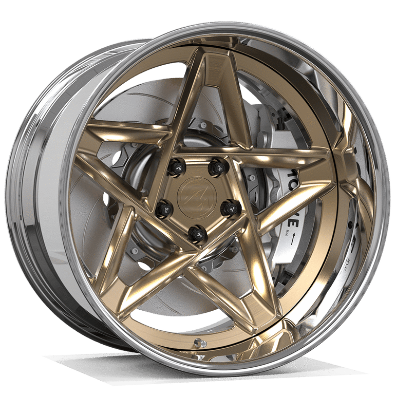 Makstton 2 - Piece Forged Wheel FG2P FSTAR Aftermarket Carbon Fiber Part / Bodykit - Robot Bodykits