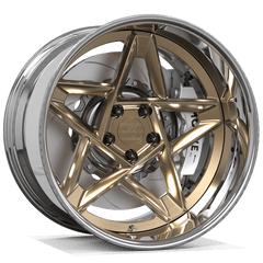Makstton 2 - Piece Forged Wheel FG2P FSTAR Aftermarket Carbon Fiber Part / Bodykit - Robot Bodykits